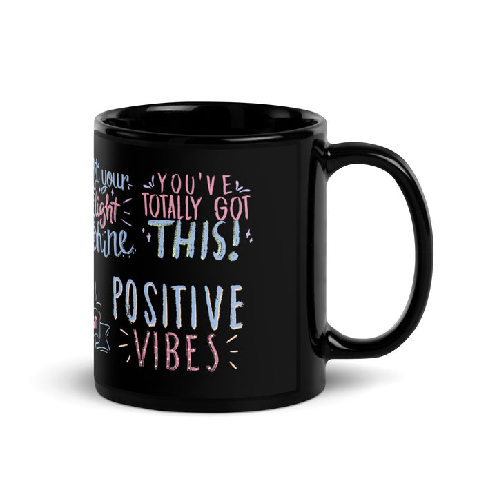 Black Glossy Mug