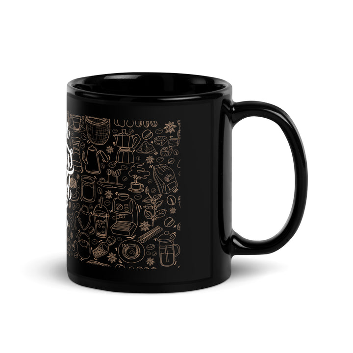 Black Glossy Mug