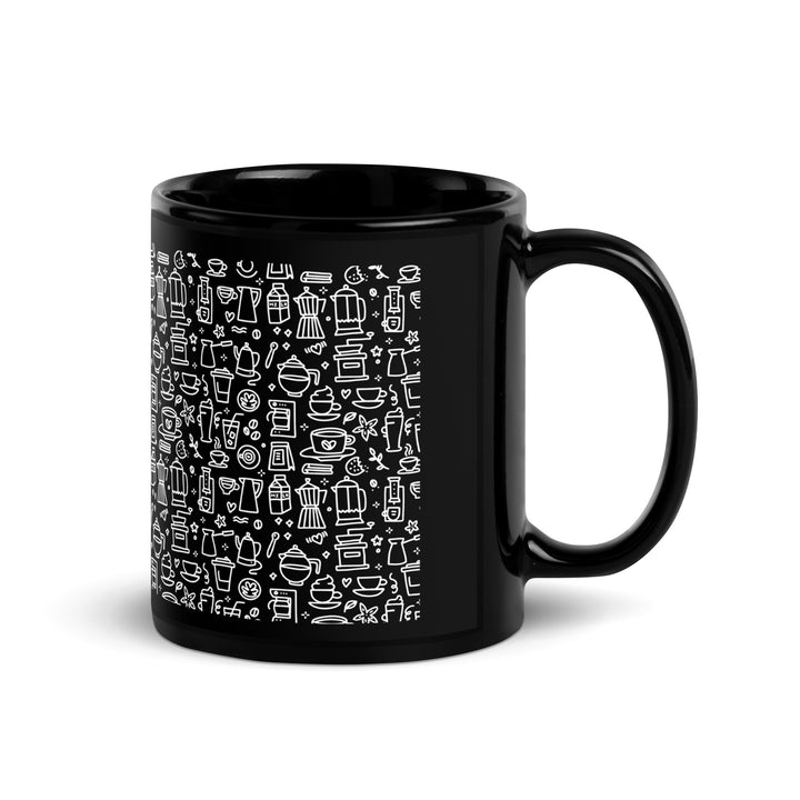 Black Glossy Mug