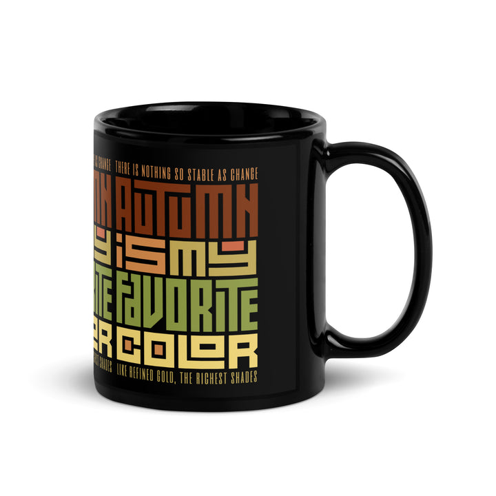 Black Glossy Mug