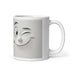 White glossy mug